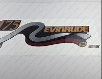 Evinrude 175HP Ficht Fuel Injection 1999-2000 Blue Cowl Outboard Decal Kit Evinrude 175HP Ficht Fuel Injection 1999-2000 Blue Cowl Outboard Decal Kit